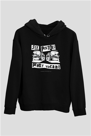 Sex Pistols Siyah Unisex Kapşonlu Sweatshirt