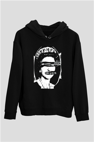 Sex Pistols Siyah Unisex Kapşonlu Sweatshirt