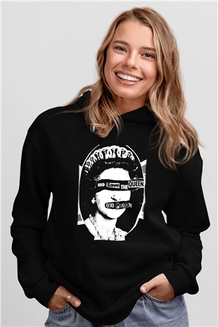Sex Pistols Siyah Unisex Kapşonlu Sweatshirt