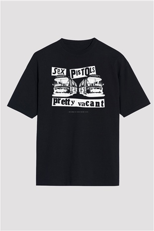 Sex Pistols Siyah Unisex Oversize Tişört T-Shirt