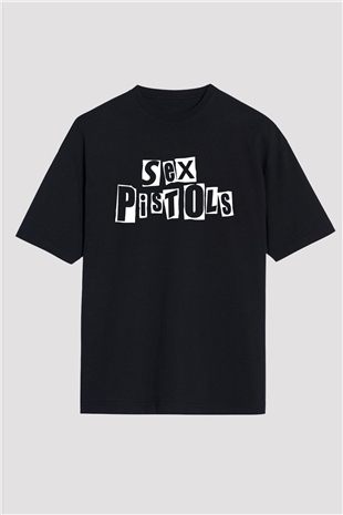 Sex Pistols Siyah Unisex Oversize Tişört T-Shirt