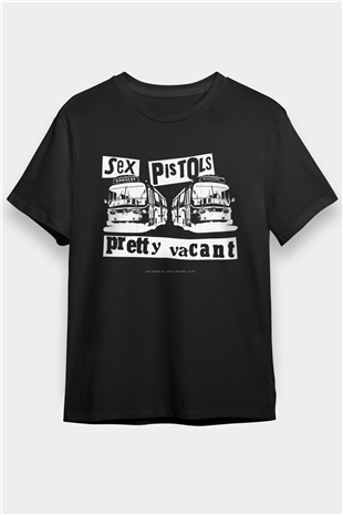 Sex Pistols Siyah Unisex Tişört T-Shirt - TişörtFabrikası