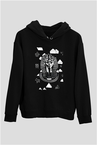 Sfenks Siyah Unisex Hoodie
