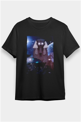Sfenks Siyah Unisex Tişört T-Shirt - TişörtFabrikası