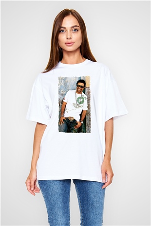 Shaggy Beyaz Oversize Tişört Oversize T-shirt - TişörtFabrikası