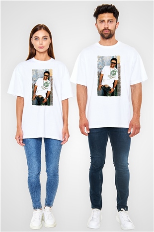 Shaggy Beyaz Oversize Tişört Oversize T-shirt - TişörtFabrikası