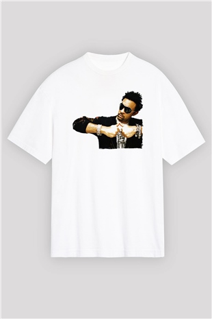 Shaggy Beyaz Oversize Tişört Oversize T-shirt - TişörtFabrikası
