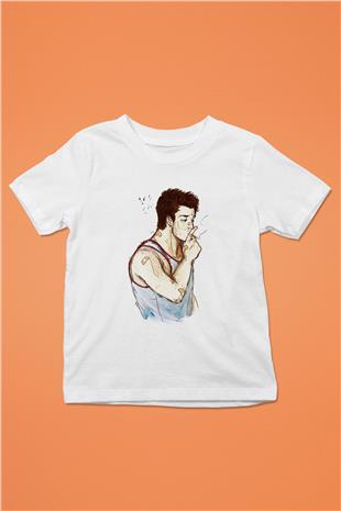 Shameless Baskılı Beyaz Unisex Beyaz Çocuk Tişört - Tshirt