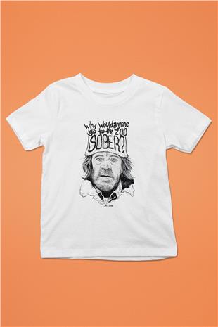 Shameless Baskılı Beyaz Unisex Beyaz Çocuk Tişört - Tshirt