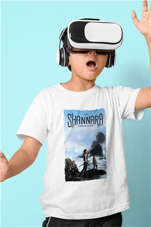 Shannara Chronicles Beyaz Unisex Çocuk Tişört