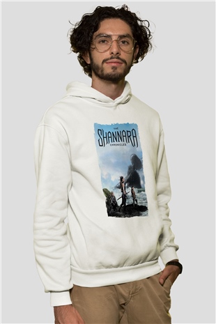 Shannara Chronicles Beyaz Unisex Hoodie