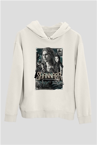 Shannara Chronicles Beyaz Unisex Hoodie