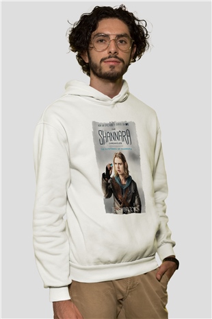 Shannara Chronicles Beyaz Unisex Hoodie