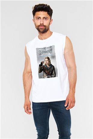 Shannara Chronicles Beyaz Unisex Kolsuz Tişört