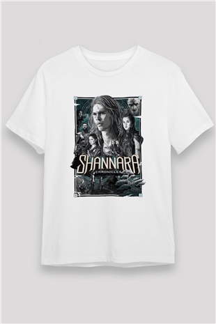 Shannara Chronicles Beyaz Unisex Tişört T-Shirt