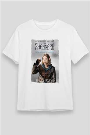 Shannara Chronicles Beyaz Unisex Tişört T-Shirt