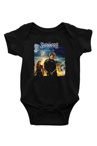 Shannara Chronicles Siyah Bebek Body - Zıbın