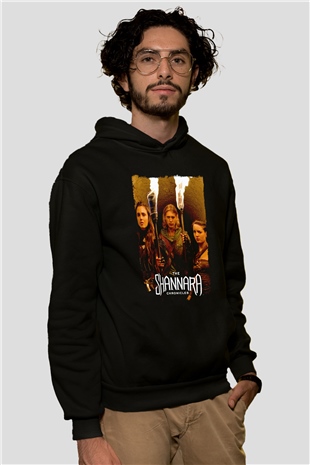 Shannara Chronicles Siyah Unisex Hoodie