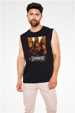 Shannara Chronicles Siyah Unisex Kolsuz Tişört