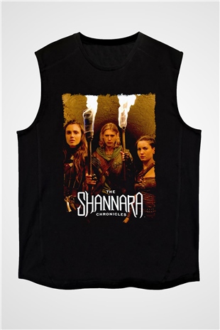 Shannara Chronicles Siyah Unisex Kolsuz Tişört