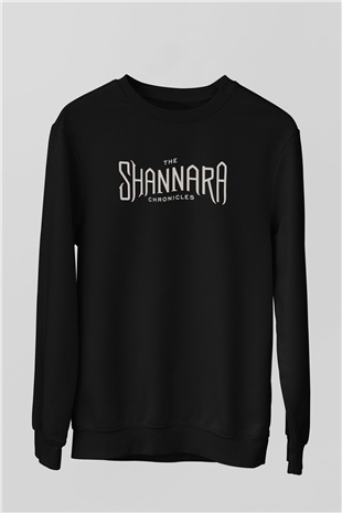 Shannara Chronicles Siyah Unisex Sweatshirt