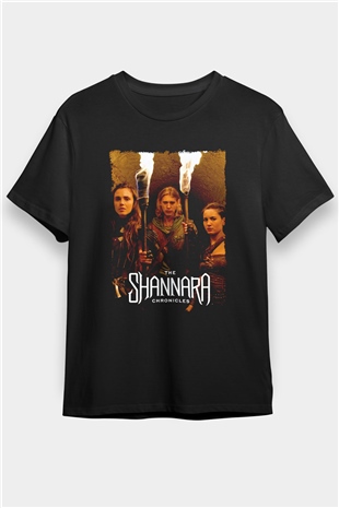 Shannara Chronicles Siyah Unisex Tişört T-Shirt