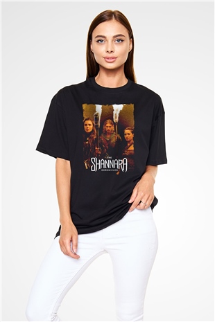 Shannara Chronicles Siyah Oversize Tişört Oversize T-shirt