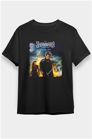 Shannara Chronicles Siyah Unisex Tişört T-Shirt