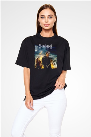 Shannara Chronicles Siyah Oversize Tişört Oversize T-shirt