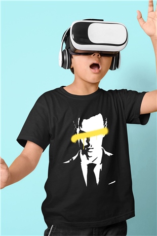 Sherlock Baskılı Siyah Unisex Çocuk Tişört