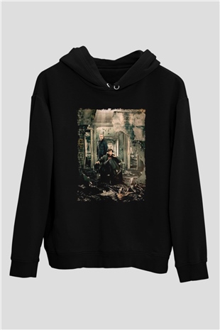 Sherlock Siyah Unisex Hoodie
