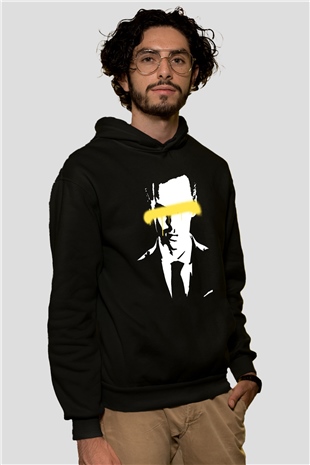 Sherlock Siyah Unisex Hoodie