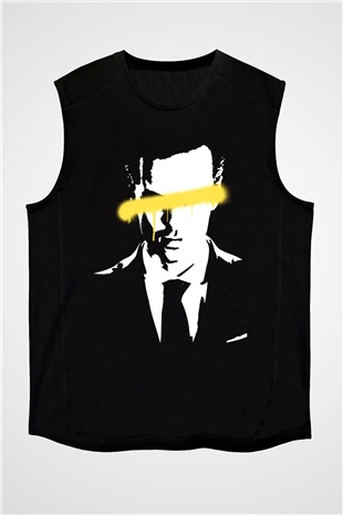 Sherlock Siyah Unisex Kolsuz Tişört