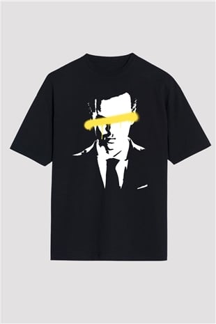 Sherlock Siyah Unisex Oversize Tişört T-Shirt