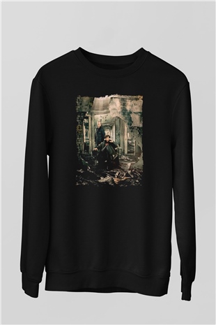 Sherlock Siyah Unisex Sweatshirt