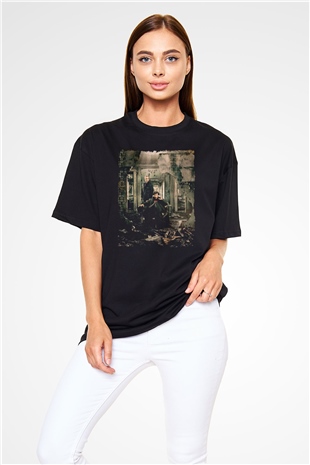 Sherlock Siyah Oversize Tişört Oversize T-shirt