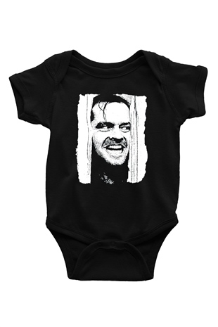 Shining Siyah Bebek Body - Zıbın