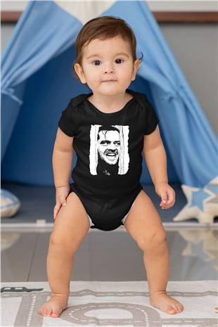 Shining Siyah Bebek Body - Zıbın