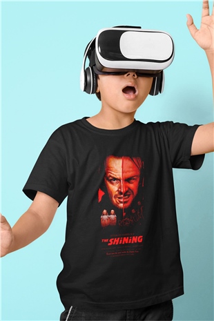 Shining Siyah Unisex  Çocuk Tişört