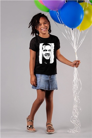 Shining Siyah Unisex  Çocuk Tişört