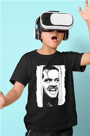 Shining Siyah Unisex  Çocuk Tişört