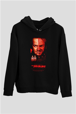 Shining Siyah Unisex Hoodie