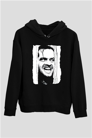Shining Siyah Unisex Hoodie