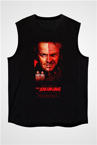 Shining Siyah Unisex  Kolsuz Tişört
