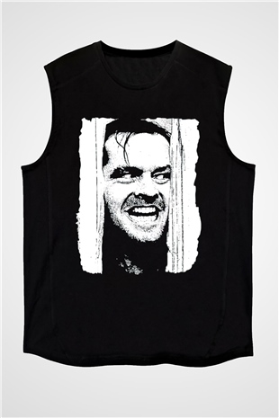 Shining Siyah Unisex  Kolsuz Tişört