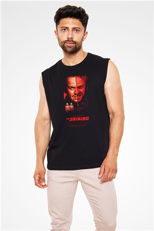 Shining Siyah Unisex  Kolsuz Tişört