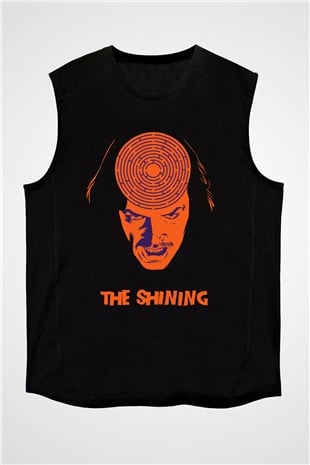 Shining Siyah Unisex Kolsuz Tişört