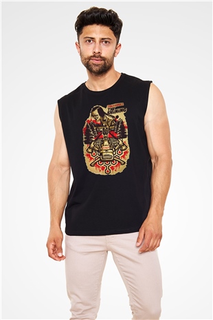 Shining Siyah Unisex Kolsuz Tişört