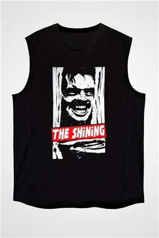 Shining Siyah Unisex Kolsuz Tişört