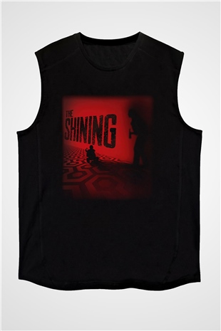 Shining Siyah Unisex Kolsuz Tişört